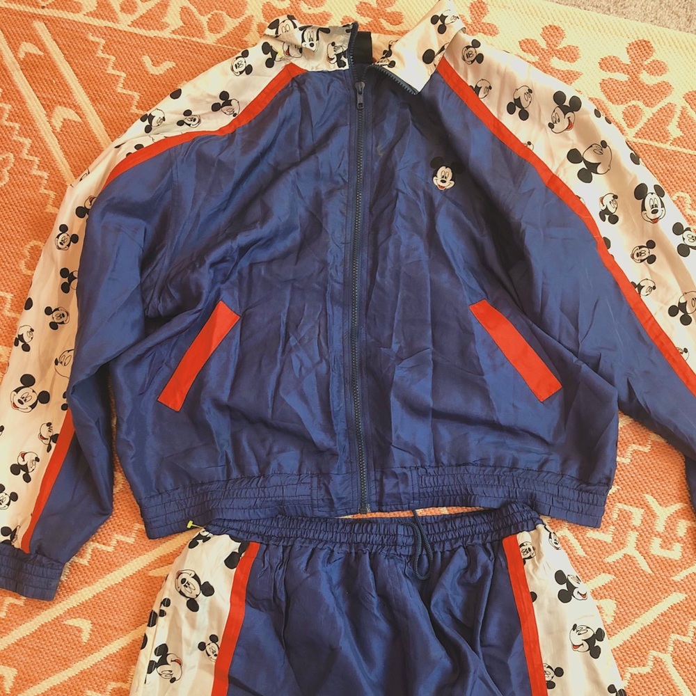 Vintage Disney Mickey Track Suit